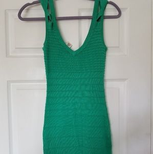 XS green spandex dress